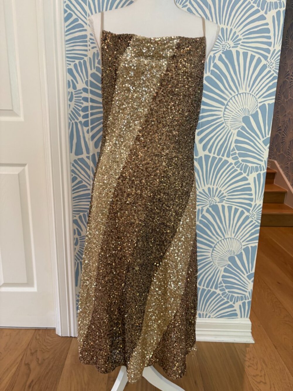 NWT Anthropologie Bl-nk Kayla Sequin Dress Size Medium - Picture 2 of 8